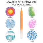 Acrylic Gel Pens Coloring Kit with 12 Ocean Colors, Perfect for Adults and Kids