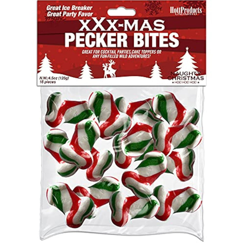 Xmas Pecker Bites 16 Pc