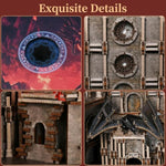 DIY Book Nook Miniature House Kit for Adults, Ember Castle Bookshelf Decor