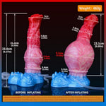 Inflatable Liquid Silicone Massager for Relaxation and Wellness