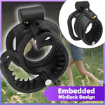 Spiked Chastity Cage Sm Sex Toys Male Cock Cage With 30 Spikes And Belt Penis Cage With 4 Different Curved Rings And 2 Concealed Locks Chastity Device For Punishing Men'S Penis (A,Black)