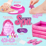 Gift Set For Girls 7, 8, 9, 10-12 Years Old, Spa Day Toys, Kids Manicure Pedicure Kit And Nail Art Kit,Christmas Birthday Gifts For Girls Age 7-12