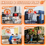 Indoor Basketball Hoop,Mini Tabletop Basketball Hoop Set With Two Balls, Mini Hoops For Desk Table Bed Office Bedroom Basketball Toys For Kids And Adults
