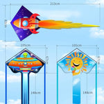 S For Kids & Adults Easy To Fly, Large Kite For Adults,Beginner Kite For Kids Ages 4-8, 8-12, Perfect For Beach Trip And Family Activities