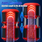Male Masturbator Sex Toys For Men - Male Sex Toy With 10 Vibrating Modes Blowjob Sex Machine Stroker For Penis Training Stimulation Increase Endurance, Double Side Adult Toy For Men Pleasure