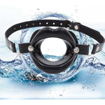 Open Mouth Gag,Female Sex Toy Mouth Gag Leather Restraints Ball Mouth Plug Silicone Bondage Ball Gag Lips Sm Toys Adjustable Strap Adult Toys Opening Gag Sexy Gag For Men Women(Black)