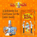 Hasty Baker Family Card Game - A Race To Collect Ingredients And Complete Recipes, For Families, Adults, Kids, Ages 7+, 2-6 Players, By