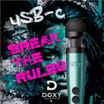 Doxy 3 USB-C Wand Vibrator – Affordable, Travel-Friendly Wand Vibrator for Gen-Z, Deep Vibrations with Modern USB-C Connectivity