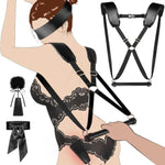 Sex Bondage Bdsm Kit Couples Sex Toys, Adjustable Lover'S Doggy Style Strap Sex Harness Restraint Device, Bdsm Restraints Set For Sm Game Play Sex Things For Couples Kinky