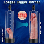 Penis Pump Sex Toys For Men,9 Pcs Vacuum Pene Enlargement Male Sex Toys Kit,For Men Stronger Lasting Bigger Erections With Masturbators Cup & 3 Suction Sleeves & 3 Cock Rings & Lubricantaround