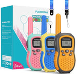 Walkie Talkies For Kids Walkie Talkies Long Range For Boy & Girl Age 3 To 12 Year Old Birthday Toys With Flashlight, Lanyards - 3 Pack