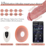 Realistic Silicone Dildo, 9.1 Inch App Controlled Premium Vibrator, Adult Unisex Toy, Classic Dildo