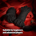 Sex Bondage Ropes-Sex Rope 3Pack 82Ft/25M Soft Cotton Rope Ideal For Beginner Sexual Restraints-Bondage 8 Mm Bdsm Bondage Restraint Set Sm Adult Sex Toys For Women And Couples (Red+Black+Pink)