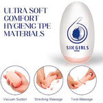 Male Masturbator Egg, Portable Pleasure Pocket Pussy Stroker With 3D Realistic Mouth For Oral Sex,Ultra Soft Stretchy Male Masturbators Cup,Blowjob Adult Male Sex Toys For Men Pleasure