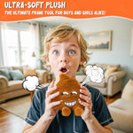 Farting Poop Plush Toy – Funny Poop Toy With 30 Hilarious Fart Sounds, Soft & Durable Gag Gift For Kids, Pets, And Pranks – Great Décor For Home, Office, Or Parties