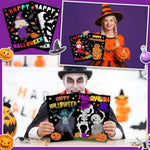 Halloween Coloring Posters DIY Crafts Bulk Pack of 30 Pieces