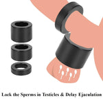 3Pcs Ball Stretcher Penis Rings Cock Ring Ball Stack For Adult Sex Toys Male Cock And Ball Ring, Silicone Male Sex Toys Sperm Scrotum Testicle Stretcher Toys For Erection Enhancing Delay Ejaculation