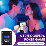 Hot Positions Playing Cards 2 Pack, Romantic Couples Games Clear Print Poker 2 Deck For Bachelor Party Game18+Adults Only (Storage Box)