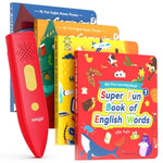 Talking Pen Books Sets, Autism Sensory Games, Interactive Audio Sound Books Kids Learning Electronic Toys For Toddlers Kids, Early Educational Gifts Birthday Gifts For Boys Girls Age 2 3 4 5