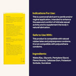 Hello Peach Ginger Flavored Personal Lubricant - Water-Based Lube - No Aftertaste, Easy Clean-Up - Vegan, Sugar-Free, Gluten-Free, & Hormone-Free - 1.7 Fl Oz