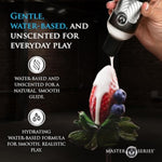 Creamy White Unscented Water-Based Body Glide for Men, Women & Couples - 8oz Non-Staining Formula