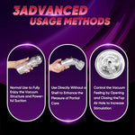 3 Ways to Use Male Masturbator Manual Reusable Handheld with Lifelike Ultra-Soft Textured, Male Masturbation Stroker Sleeve Stimulation Pocket Pussies Sex Toys Penis TPE Masturbation Sleeve for Men