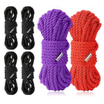 Bdsm Shibari Sex Bondage Restraint Rope - Soft Tie-Ups For Women, Long Restraining Multipurpose Sex Restraints, Adult Sex Toys For Women, Men & Couples (4X6.5Ft +2X16Ft)