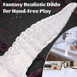 Fantasy Realistic Dildo For Hand-Free Play, Tentacle Dildos With Strong Suction Cup, Amazing Dragon Dildo Adult Toys For Women G-Spot Masturbation And Male Prostate Play Clean