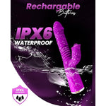 Thrusting Dildo Vibrator β 10 Modes & 3 Thrusting Patterns With Licking Tongue