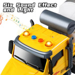 Toddler Trucks Toys,Big Cement Mixer Toy Truck With Lights And Sounds,Truck Vehicle Boy Toy For 3 4 5 6 Year Old,Christmas Birthday Gifts For Boys & Girls