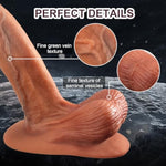 9.25 Inch Liquid Silicone Dildo With Large Powerful Suction Cup, Extra Long Realistic Anal Dildo For G-Spot Stimulation And Prostate Massage For Men, Women, Couples, Gay Adult Sex Toys