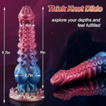 9.7" Monster Dildo And 9.45" Knotted Dog Dildo Fantasy Sex Toys For Men Women