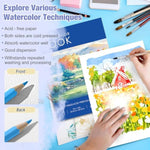 9 x 12 Watercolor Paper Pad, 140 lb 300 GSM Cold Press for Mixed Media
