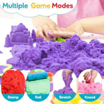 3-Color Sensory Play Sand for Kids, 6.6lbs, Perfect for Shaping and Sculpting