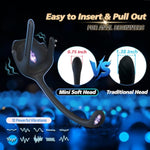 Anal Sex Toy Testicle Taint Stimulator With Adjustable Vibrating Cock Ring, Remote Control Vibrating Anal Butt Plug, Prostate Massager Penis Ring Vibrator For Men, Couples Male Adult Sex Toys
