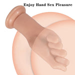 Realistic Hand Dildo Butt Plug - Fisting Anal Plug Fist Dildo, Huge Butt Plug Anal Dilator Prostate Massage Vaginal/Anal Masturbation Sex Toy For Men Women Couple (Skin)