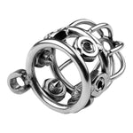 Inverted Chastity Lock Device Sex Toys Flat Beginner Cage Invisible Male Abstinence Rooster Cock Cage For Penis Training Bondage To Prevent Erection For Men