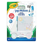 Crayola Pip-Mobile Rolling Chassis For Magnetic Building Tiles – Add Wheels To Crayola Pip-Tile Sets – Stem Learning Toy For Kids Ages 3+ – Creative, Reusable, Educational Travel Toy (Doodle)