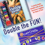 Make Your Own Mini Erasers Kit and String Figures Book Bundle