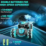 Gesture Sensing Rc Stunt Car,Remote Control Transform Car 2.4Ghz 4Wd 360° Rotating Drift Rc Cars With Lights & Music,Kids Toys For Boys 6-8,Ideas Gifts For Kids Age 5 7 9 10 11 12 Years Old