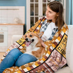 Christmas Corgi Gifts For Corgi Lovers Blanket 60" X 50" - Christmas Corgis Mom/Lover/Themed Gift For Women/Girls
