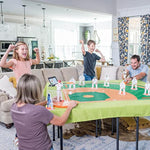 Strikezone Baseball Game - Giant 5 X 5 Feet Rollout Field,10" Realistic Batter, Precision Controlled Spring-Loaded Pitching & Batting Action - Great For Gifting & Board Games