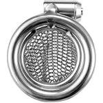 Stainless Steel Male Chastity Devices Flexible Mesh Chain Cock Cages Breathable And Comfortable Locked Cage Penis Exercise Tease Sex Bondage Couple Adult Sex Toy (S)