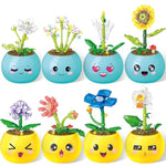 8 Pack Party Favors For Kids Building Set-494Pcs Mini Succulent Flowers Building Blocks Sets For Classroom Prizes,Goodie Bag Stuffers,Birthday Children'S Day Gifts For Boys Girls 6+