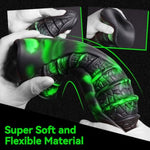 8.5 Inch Monster Dildo With Suction Cup Huge Big Thick Black Dildo Luminous Glow In The Dark Dildos With Strong Suction Cup For Hands-Free Play,Strap On Dildo Sex Toys For Men Women Gay