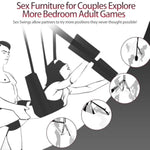 Heavy Duty Sex Swing for Couples - Adjustable Straps and Wide Padded Seat