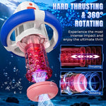 Automatic Male Masturbator with Ergonomic Steering Handle Stroker