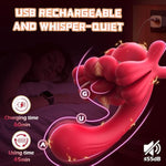Sex Toys Sucking Vibrator For Women - 3 In 1 Tongue Thrusting Vibrators Sex Toys With 10 Licking Clitoral & 10 Vibration Mode,Adult Toys Vibrators Nipple Clitoral Stimulator Licker For Female Couples