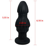 Liquid Silicone Butt Plugs Anal Sex Toys Flexible Anal Plugs Trainer Sex Toy With Strong Suction Cup Super Soft Anal Stretcher Trainer Anal Toy Waterproof Anal Trainer Anal Dildo (L)