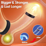 Silicone Cock Ring Reusable Penis Rings For Men, 2 Size For Male Erection Enhancing, 2.7'' Large Thick Sexual Stimulation Device Long Lasting Stronger Stretchy Adult Sex Toy For Men Or Couple